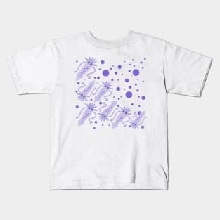 Squid - Purple Kids T-Shirt